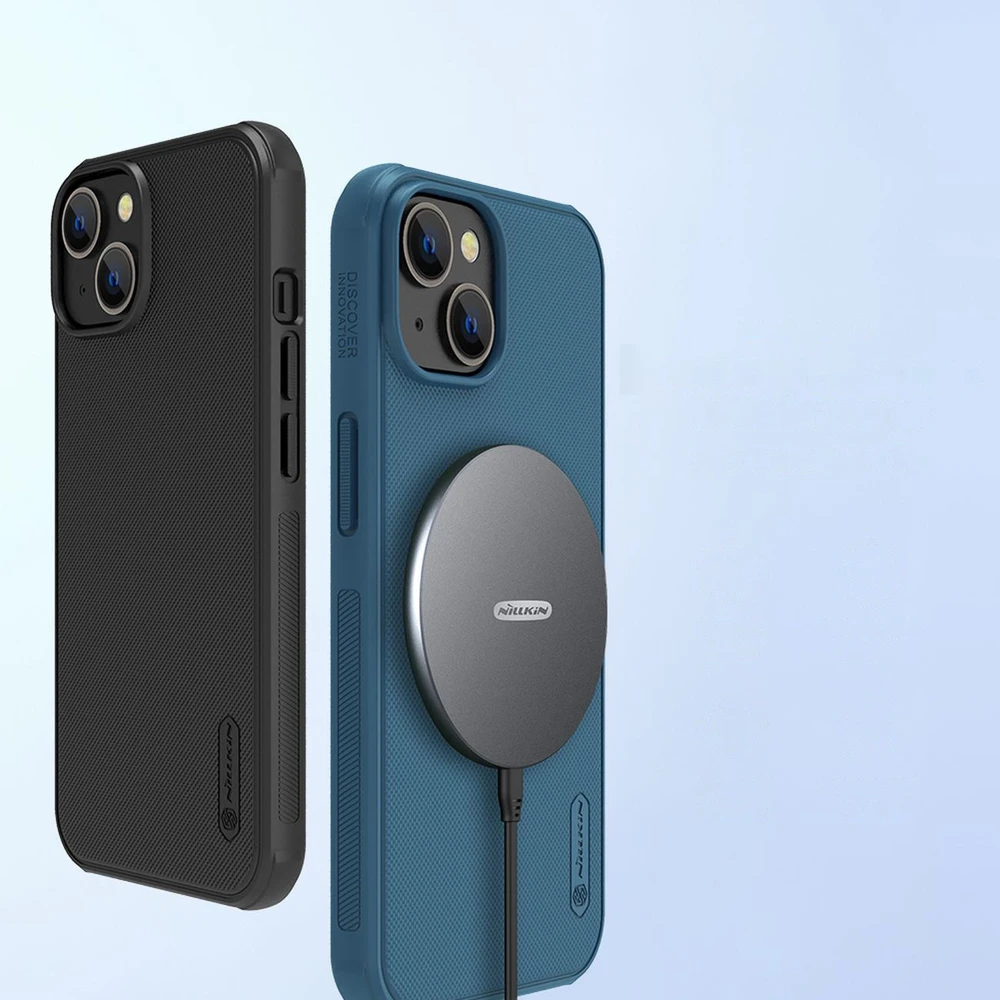 Nillkin Super Frosted Shield Pro dėklas, skirtas Apple iPhone 14 Plus (juodas)