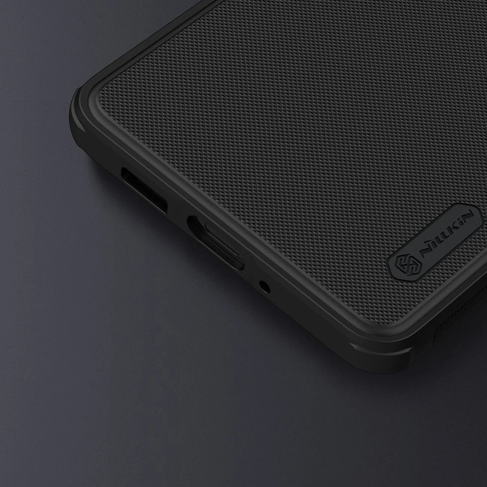 Nillkin Super Frosted Shield Pro dėklas, skirtas Apple iPhone 14 Plus (juodas)