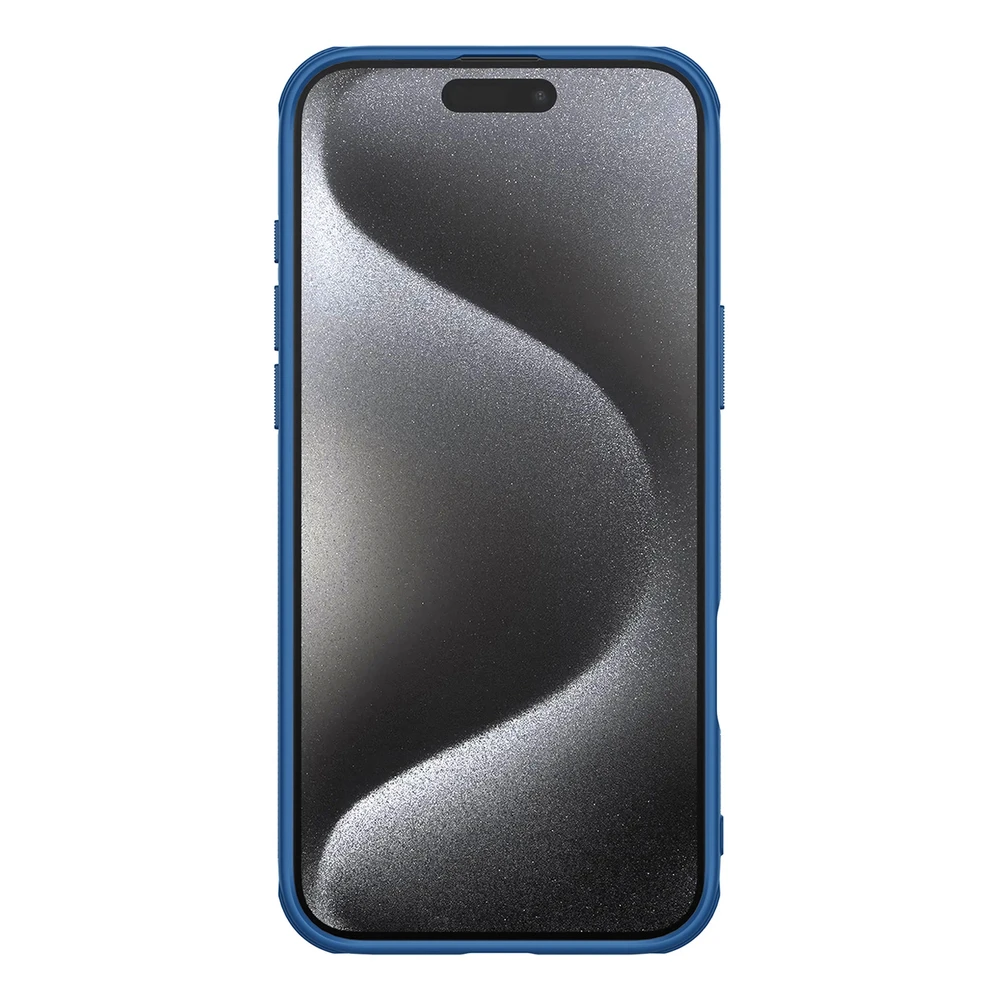 Nillkin Super Frosted Shield Pro Magnetic Apple iPhone 16 Pro – dėklas telefonui mėlynos spalvos