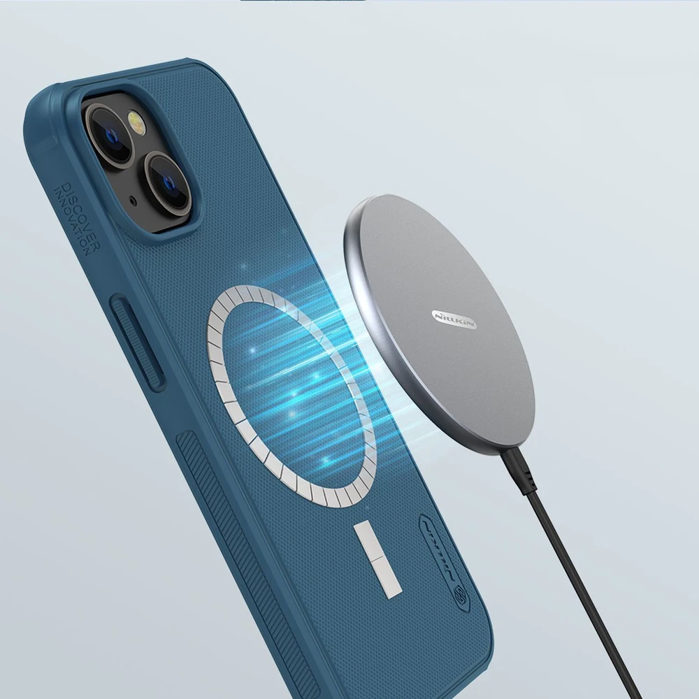 Nillkin Super Frosted Shield Pro dėklas, skirtas Apple iPhone 14 Plus (juodas)