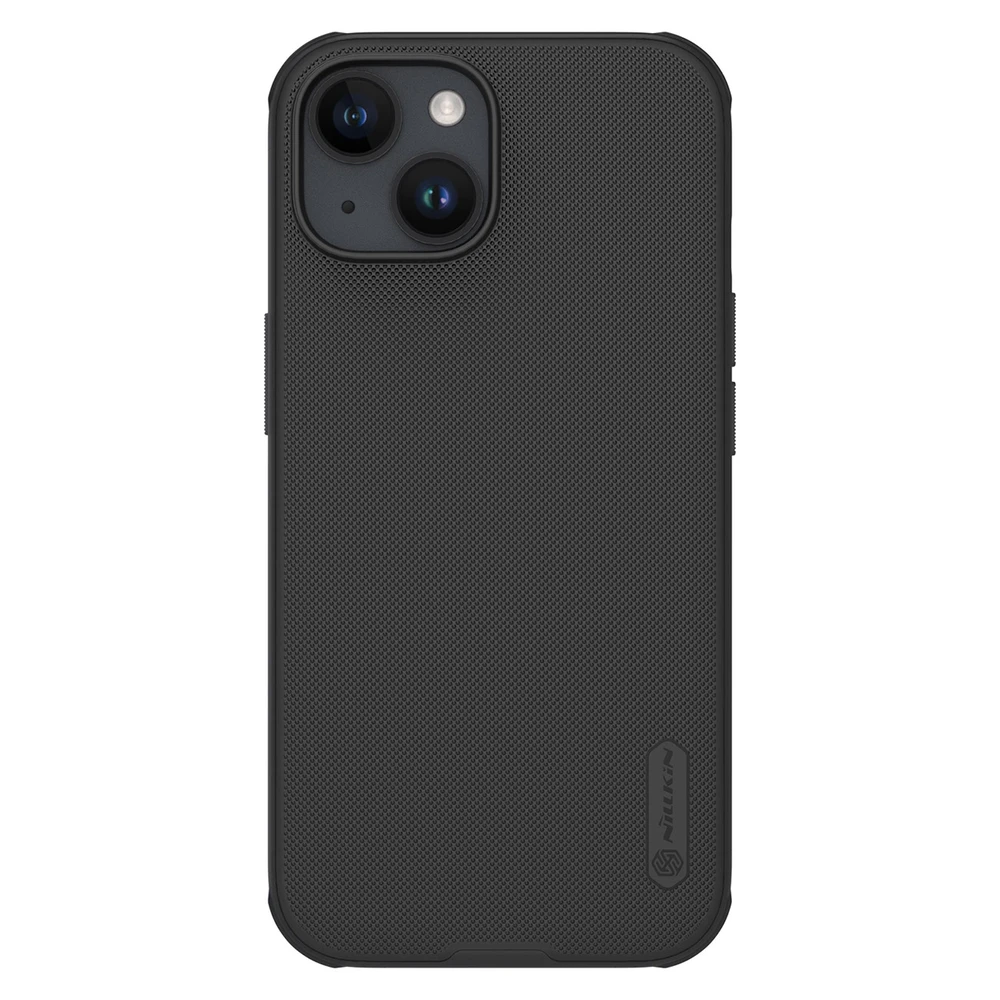 Dėklas Nillkin Super Frosted Shield Pro Magnetic Apple iPhone 15 – juodos spalvos