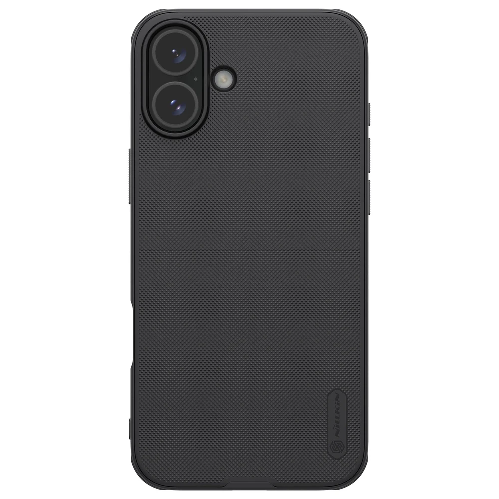 Nillkin Super Frosted PRO Magnetic Back Apple iPhone 16 dėklas telefonui juodos spalvos