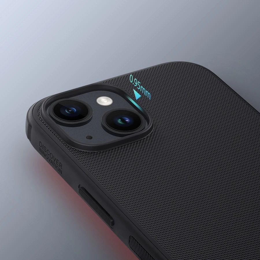 Dėklas Nillkin Super Frosted Shield Pro Apple iPhone 15 Plus mėlynas