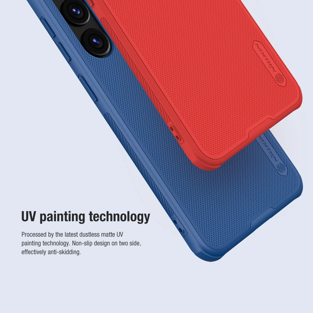 Dėklas Nillkin Super Frosted Shield Pro Samsung S921 S24 raudonas