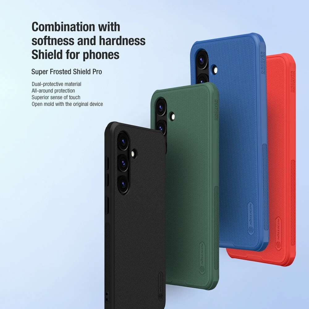 Dėklas Nillkin Super Frosted Shield Pro Samsung S921 S24 raudonas