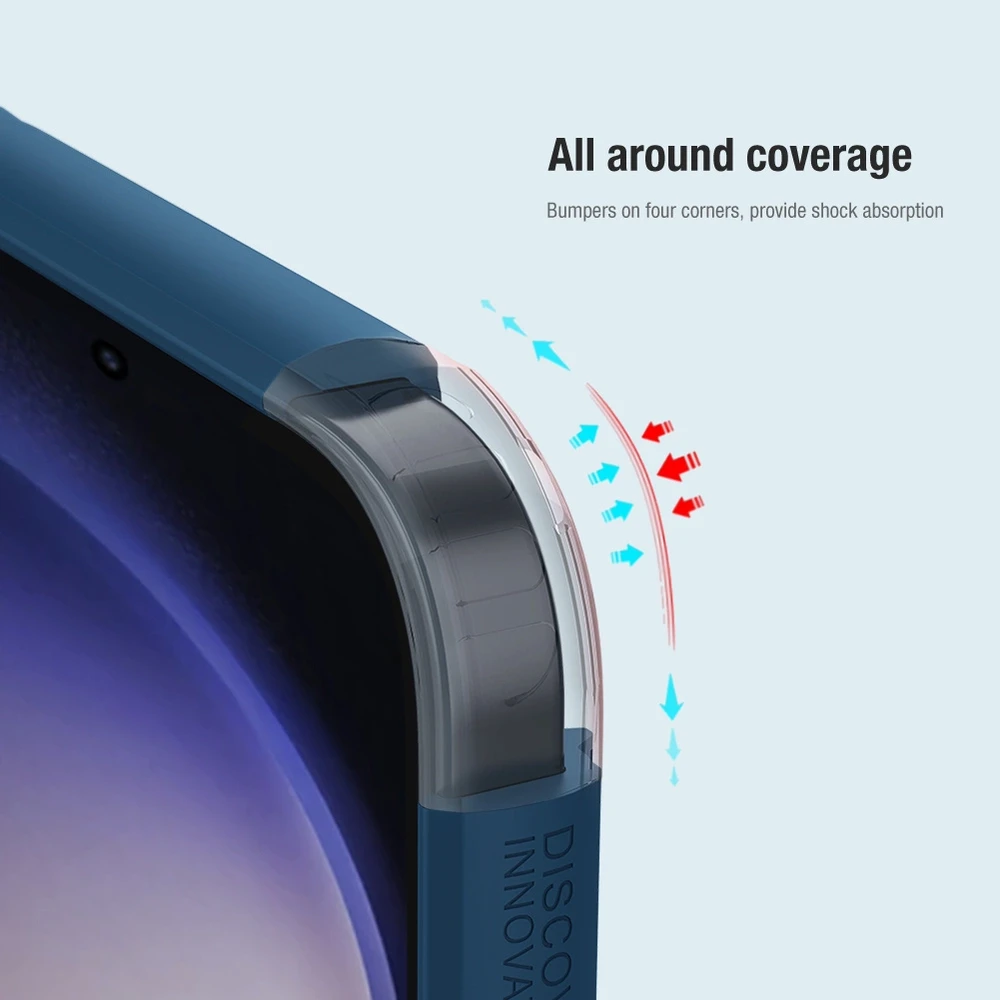 Dėklas Nillkin Super Frosted Shield Pro Samsung S921 S24 raudonas