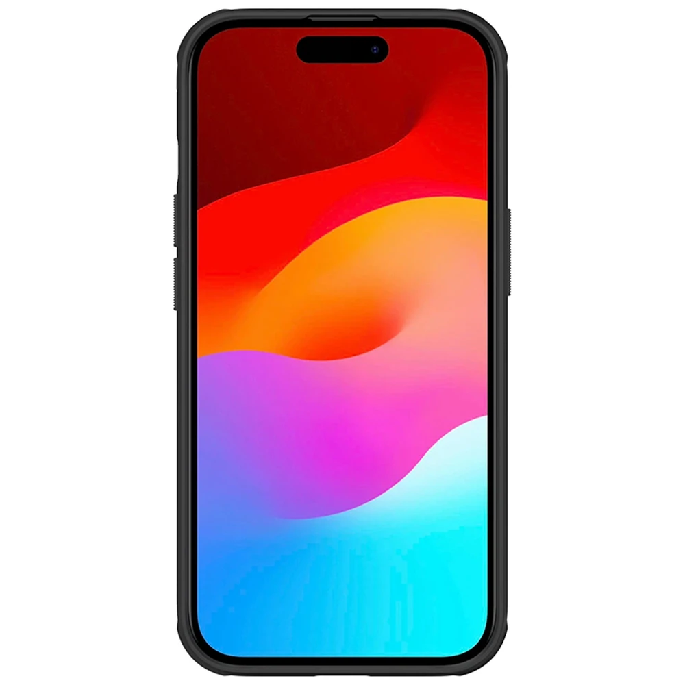 Dėklas Nillkin Super Frosted Shield Pro Apple iPhone 15 juodas