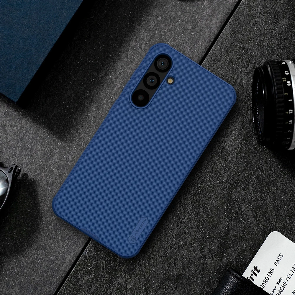 Dėklas Nillkin Super Frosted Shield Pro Samsung S711 S23 FE mėlynas