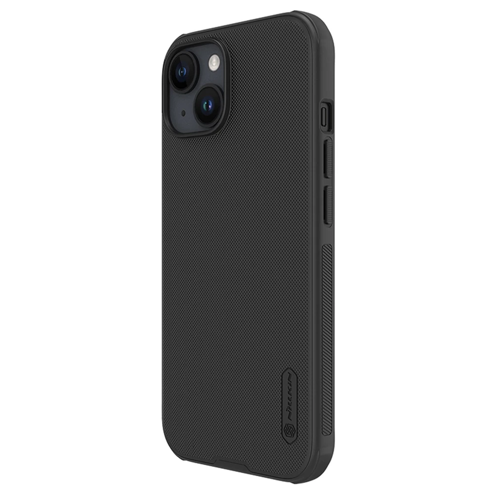 Dėklas Nillkin Super Frosted Shield Pro Apple iPhone 15 juodas