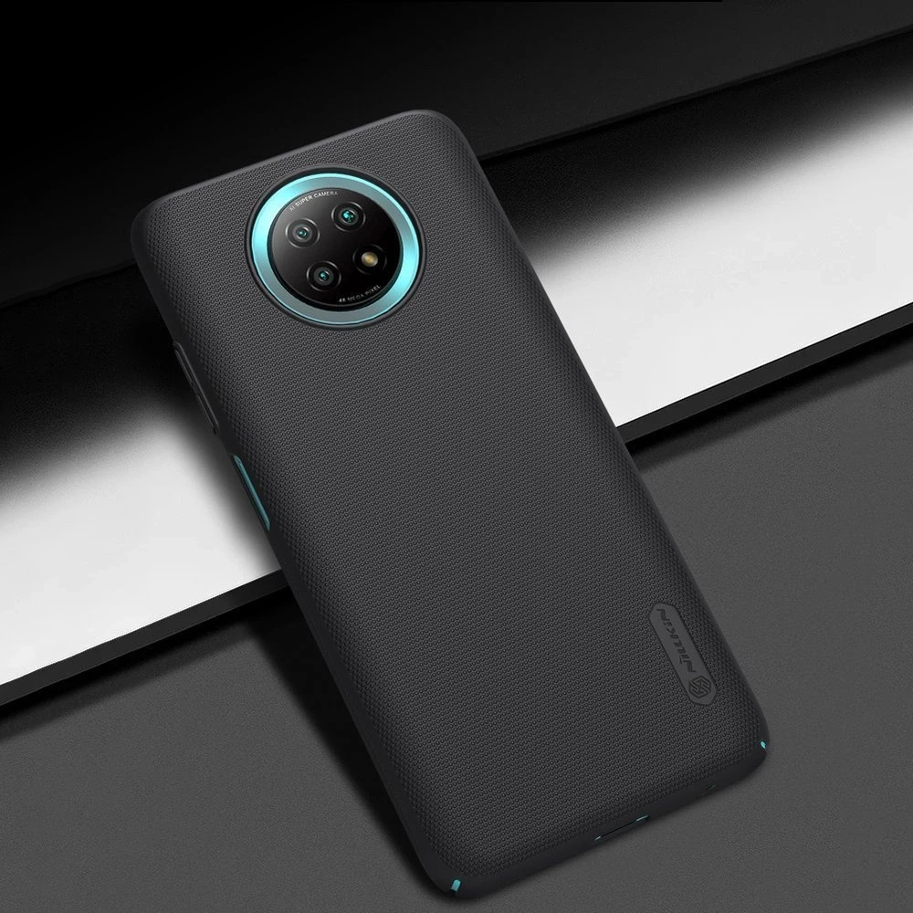 Nillkin Super Frosted Shield reinforced Xiaomi Redmi Note 9T 5G dėklas telefonui juodos spalvos
