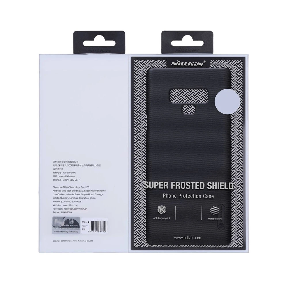 Nillkin Super Frosted Shield reinforced Xiaomi Redmi Note 9T 5G dėklas telefonui juodos spalvos