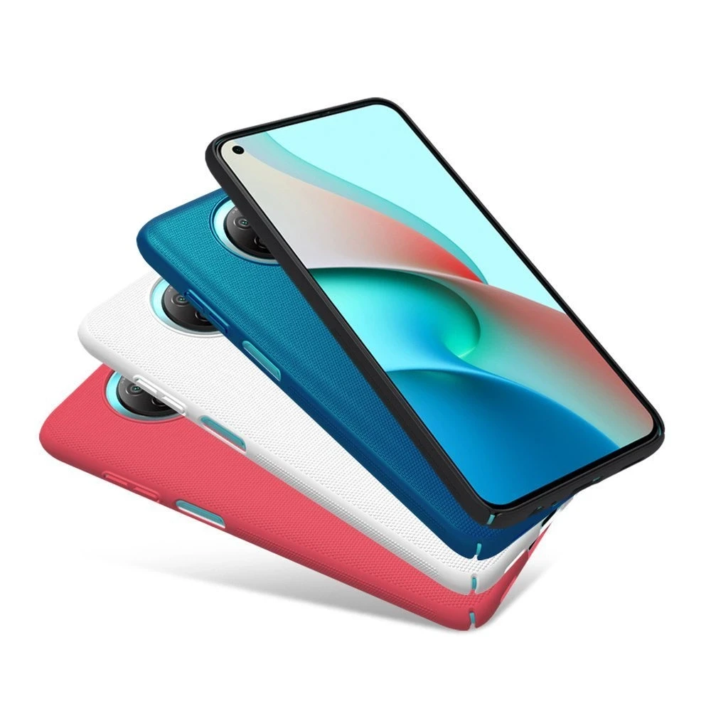 Nillkin Super Frosted Shield reinforced Xiaomi Redmi Note 9T 5G dėklas telefonui juodos spalvos