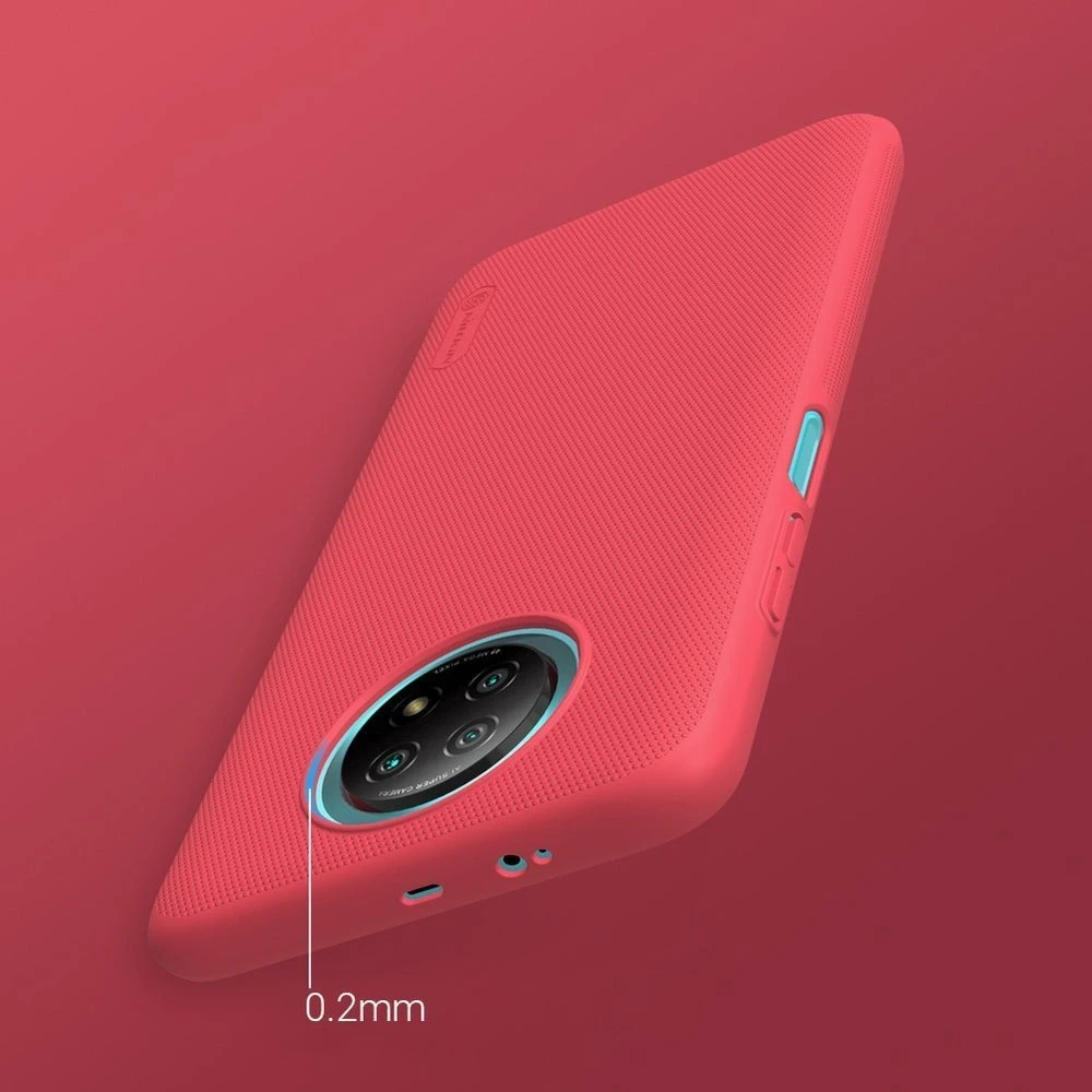 Nillkin Super Frosted Shield reinforced Xiaomi Redmi Note 9T 5G dėklas telefonui juodos spalvos