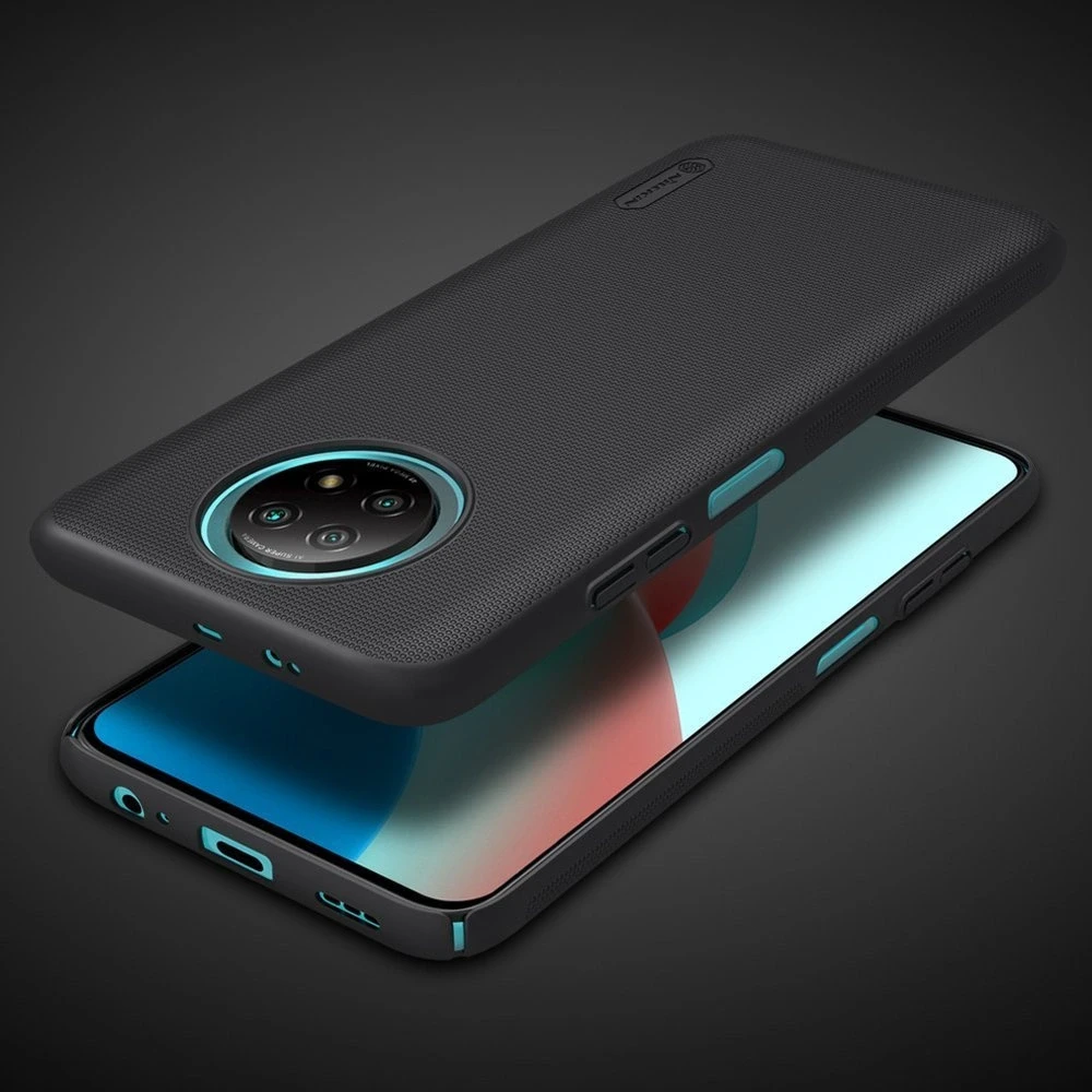 Nillkin Super Frosted Shield reinforced Xiaomi Redmi Note 9T 5G dėklas telefonui juodos spalvos