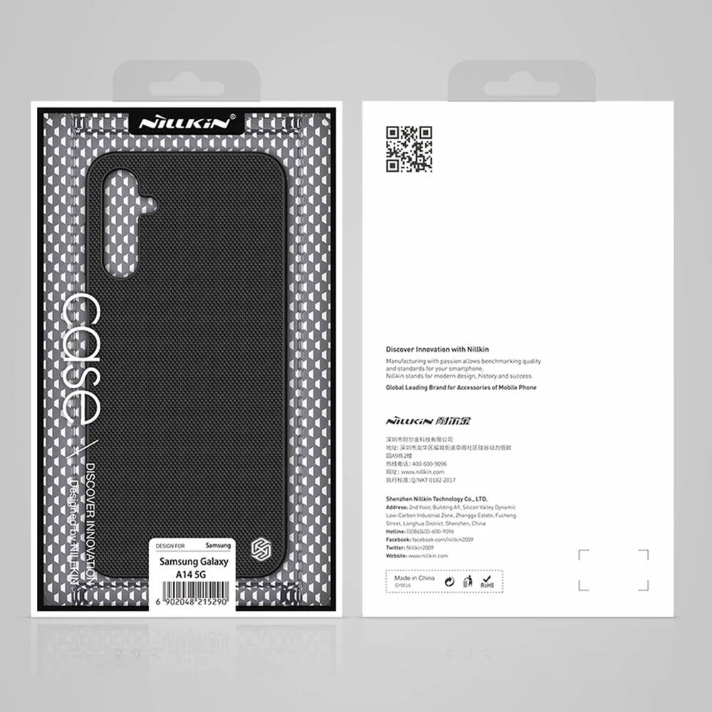 Dėklas Nillkin Textured Case Samsung A145 A14 4G/A146 A14 5G juodas