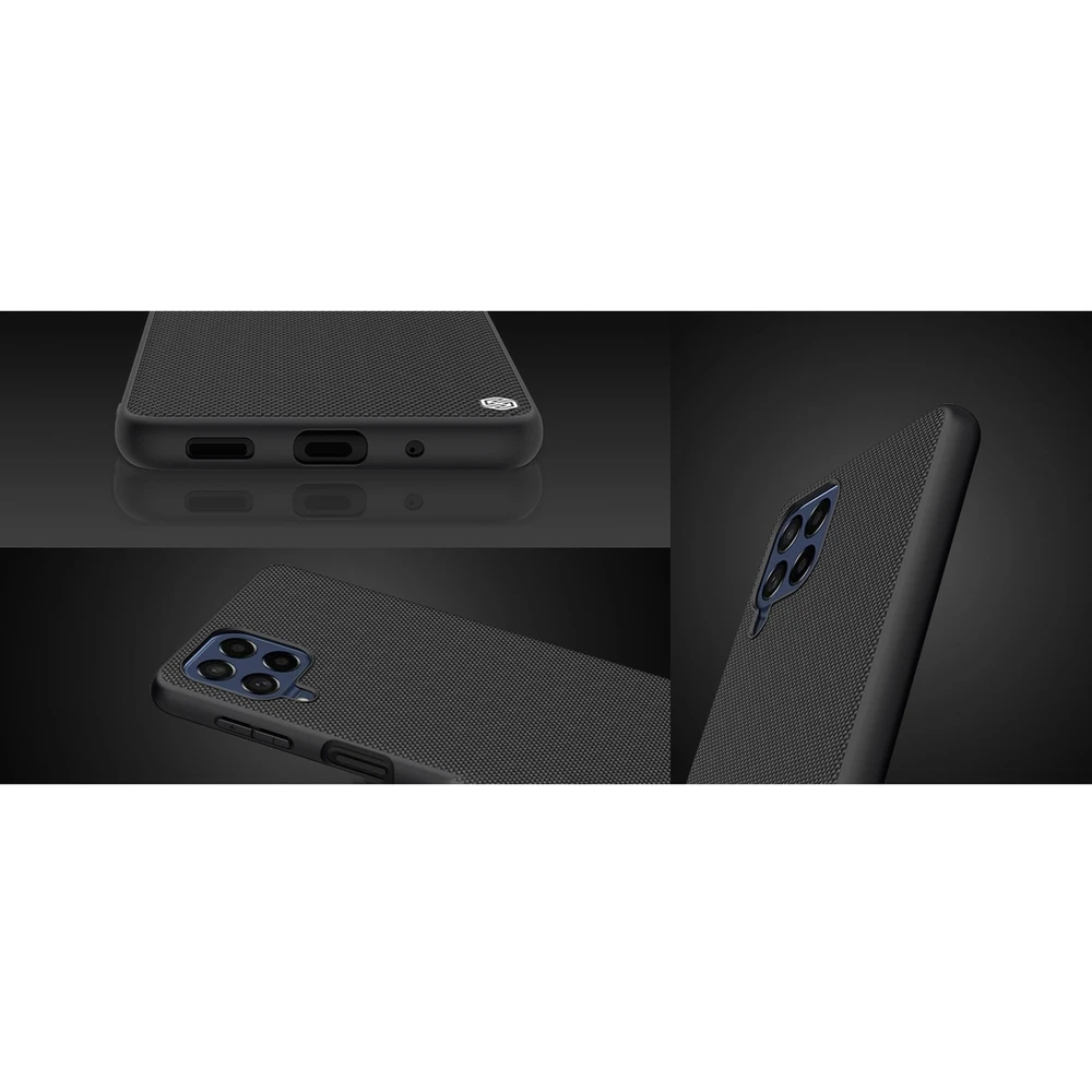 Nillkin Textured durable reinforced gel frame and nylon back Samsung Galaxy M53 5G dėklas telefonui juodos spalvos