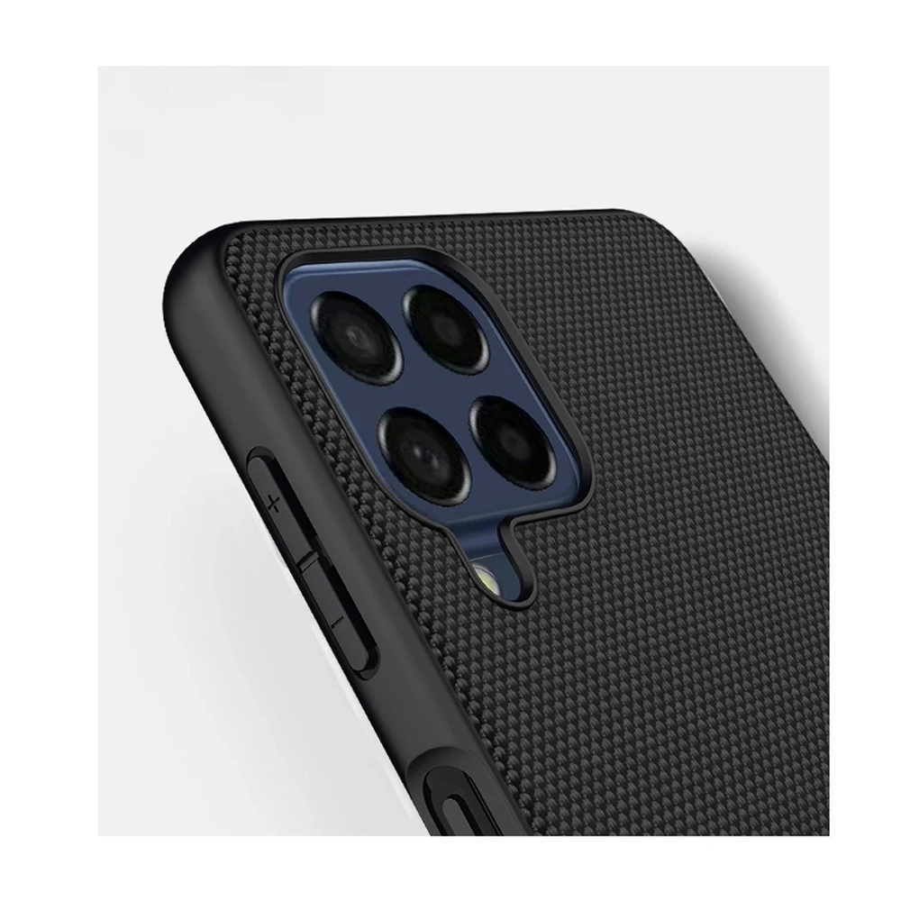 Nillkin Textured durable reinforced gel frame and nylon back Samsung Galaxy M53 5G dėklas telefonui juodos spalvos