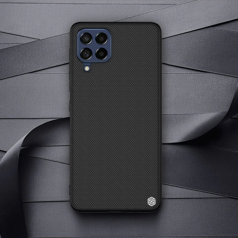 Nillkin Textured durable reinforced gel frame and nylon back Samsung Galaxy M53 5G dėklas telefonui juodos spalvos