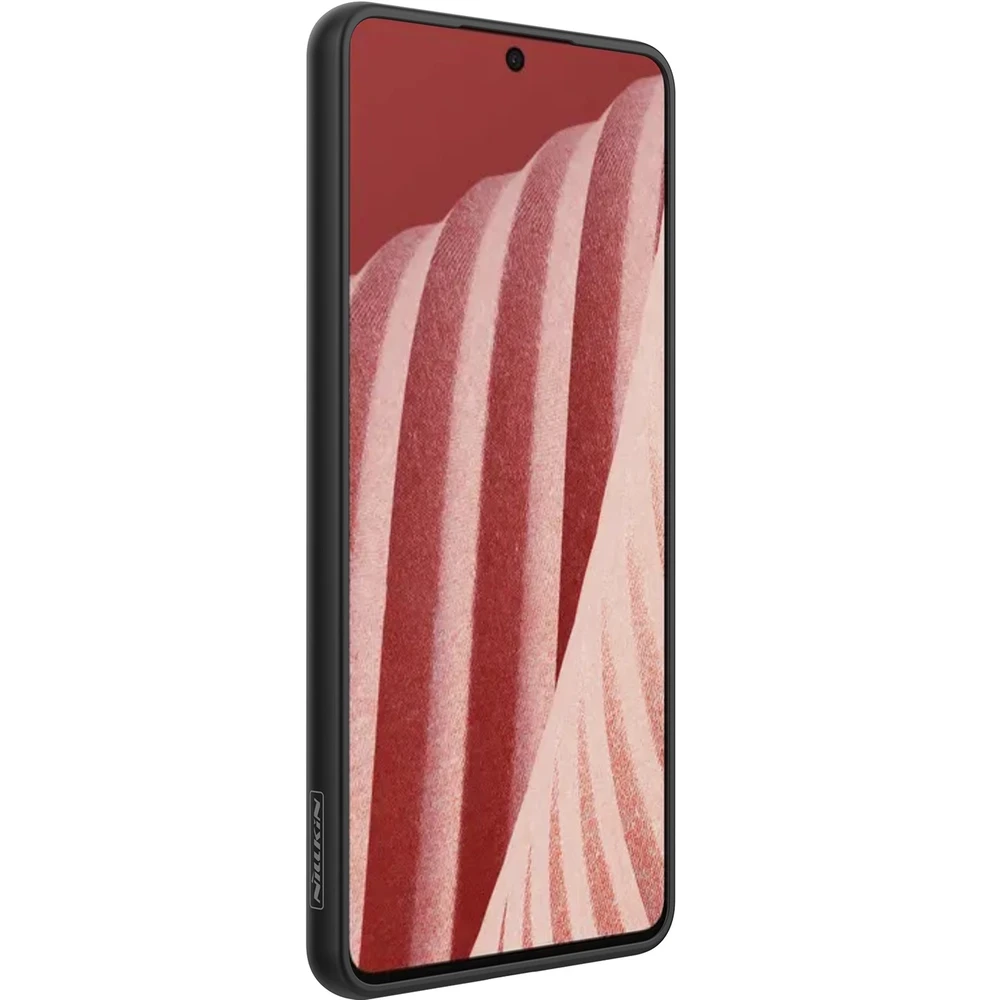 Nillkin Textured durable reinforced gel frame and nylon back Samsung Galaxy A73 dėklas telefonui juodos spalvos