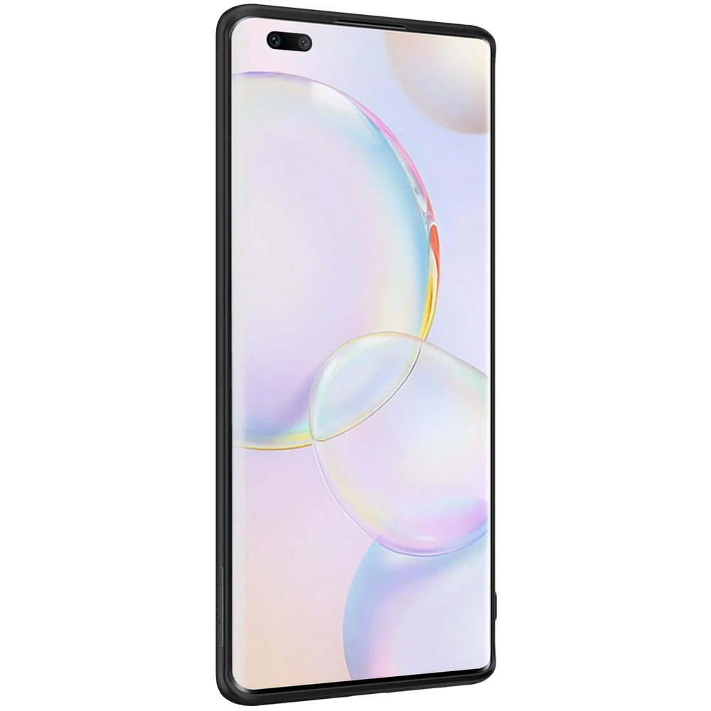 Nillkin Textured durable reinforced gel frame and nylon back Honor 50 Pro dėklas telefonui juodos spalvos