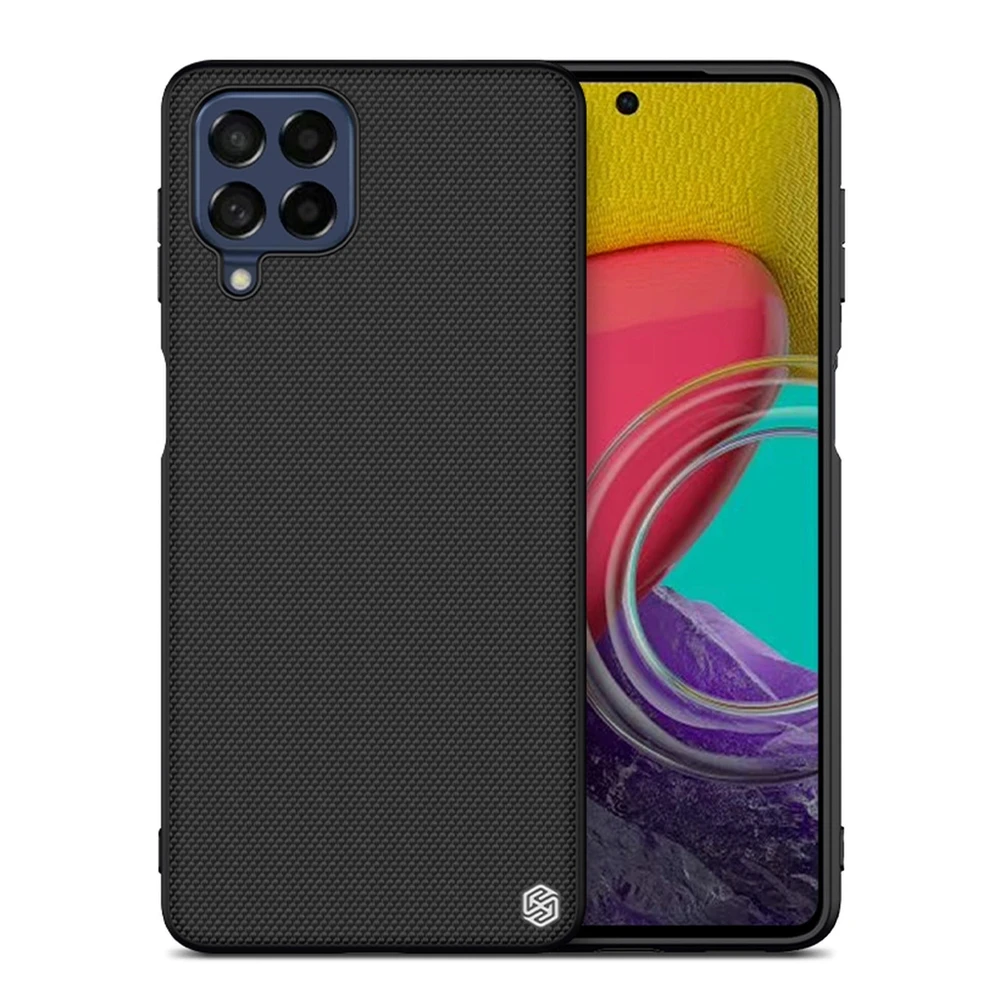 Nillkin Textured durable reinforced gel frame and nylon back Samsung Galaxy M53 5G dėklas telefonui juodos spalvos