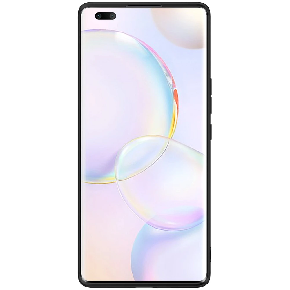 Nillkin Textured durable reinforced gel frame and nylon back Honor 50 Pro dėklas telefonui juodos spalvos