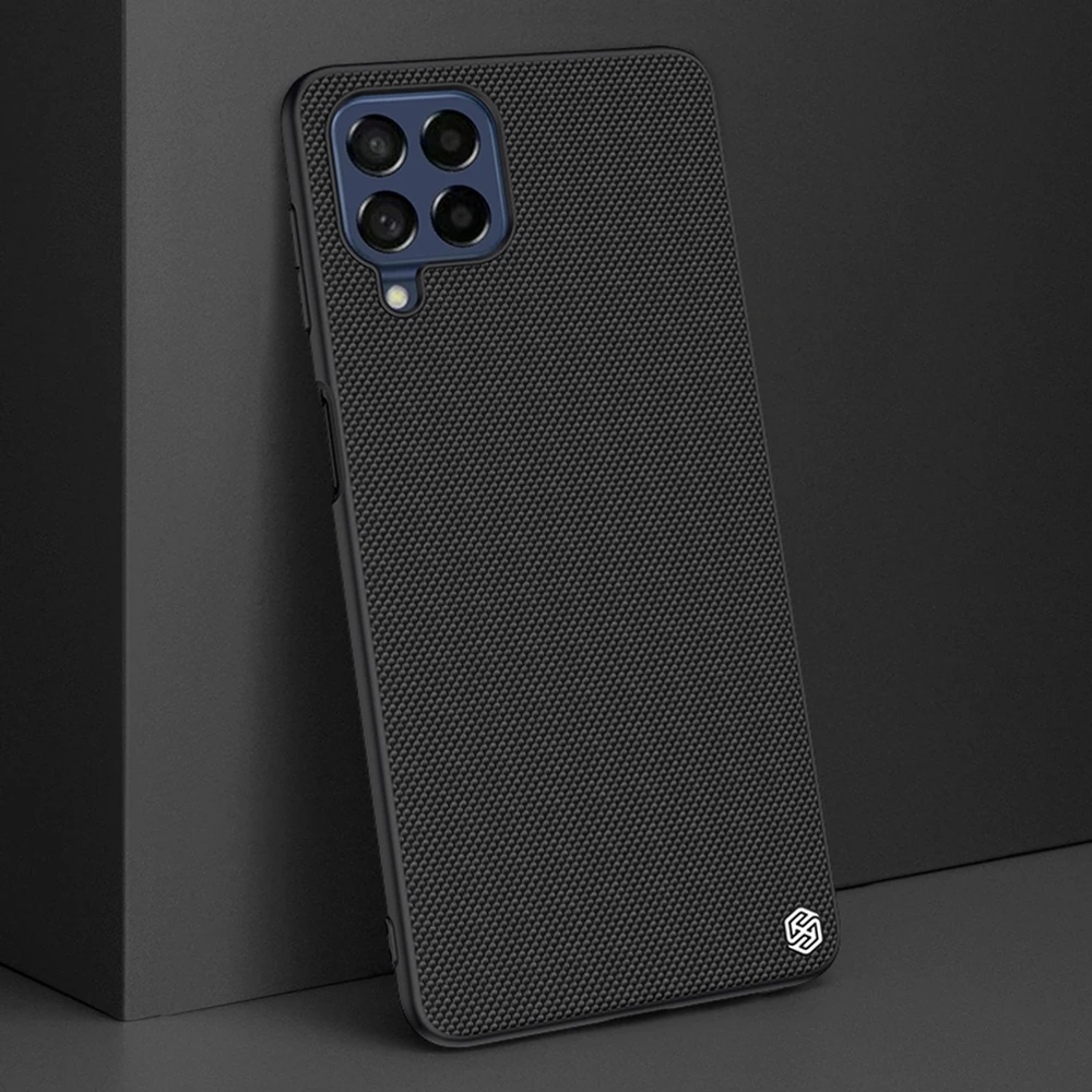 Nillkin Textured durable reinforced gel frame and nylon back Samsung Galaxy M53 5G dėklas telefonui juodos spalvos