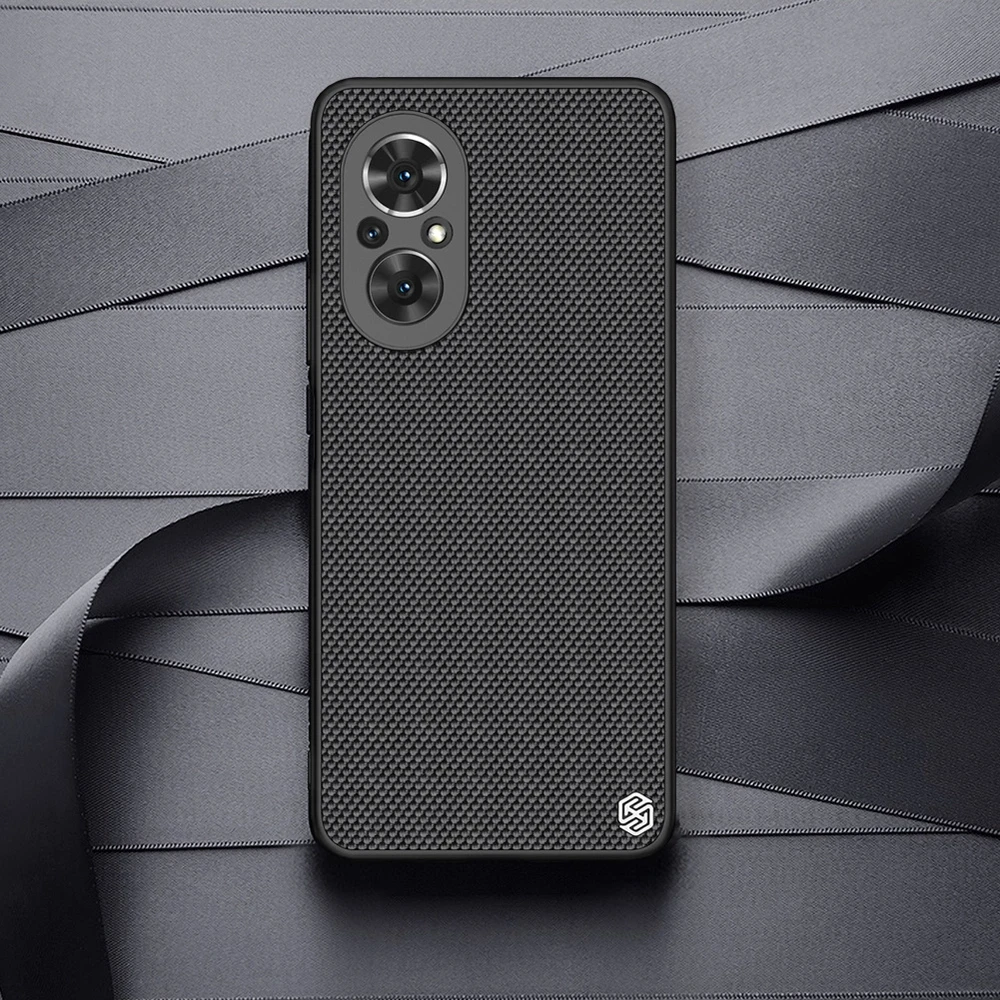 Nillkin Textured durable reinforced with gel frame and nylon Honor 50 SE dėklas telefonui juodos spalvos