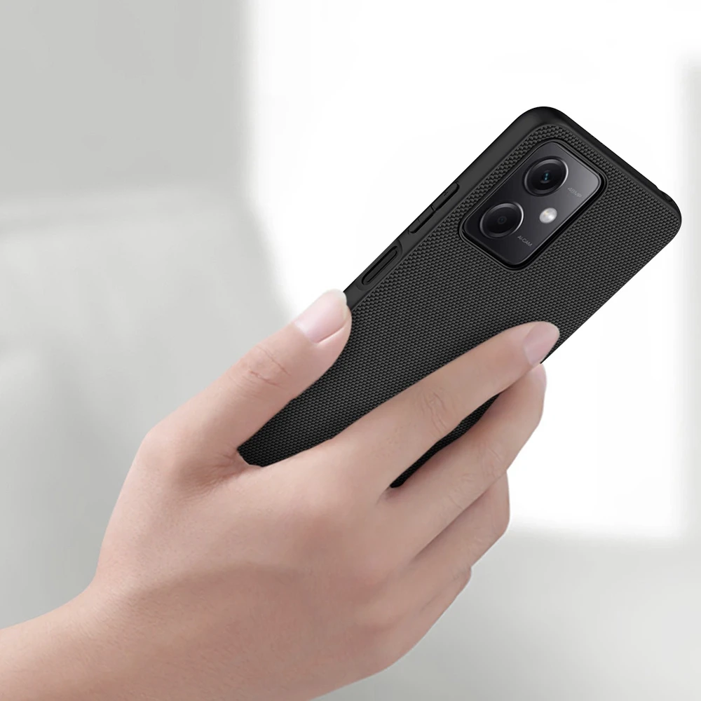 Dėklas Nillkin Textured Case Xiaomi Redmi Note 12 5G/Poco X5 5G juodas