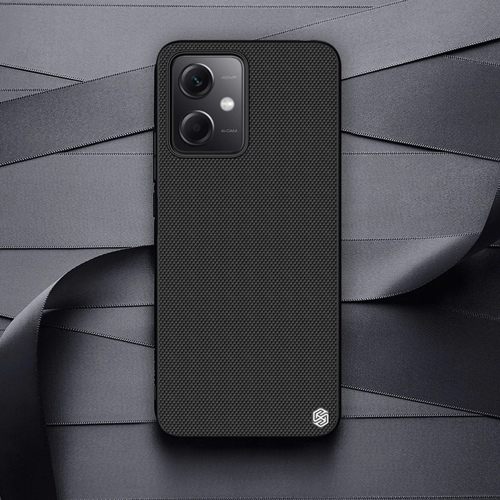 Dėklas Nillkin Textured Case Xiaomi Redmi Note 12 5G/Poco X5 5G juodas