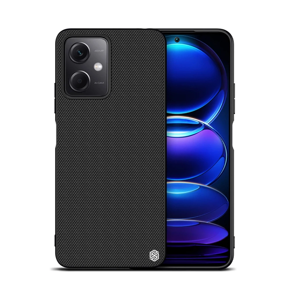 Dėklas Nillkin Textured Case Xiaomi Redmi Note 12 5G/Poco X5 5G juodas