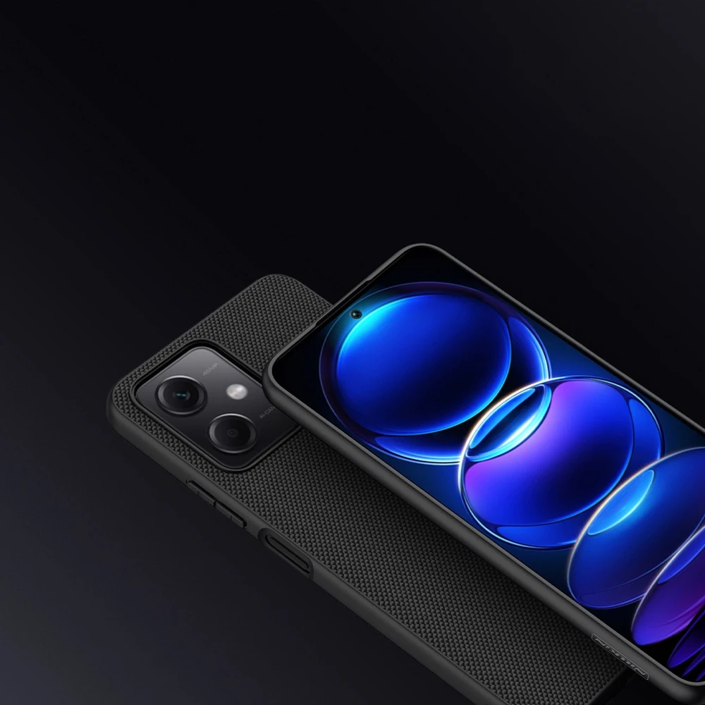 Dėklas Nillkin Textured Case Xiaomi Redmi Note 12 5G/Poco X5 5G juodas
