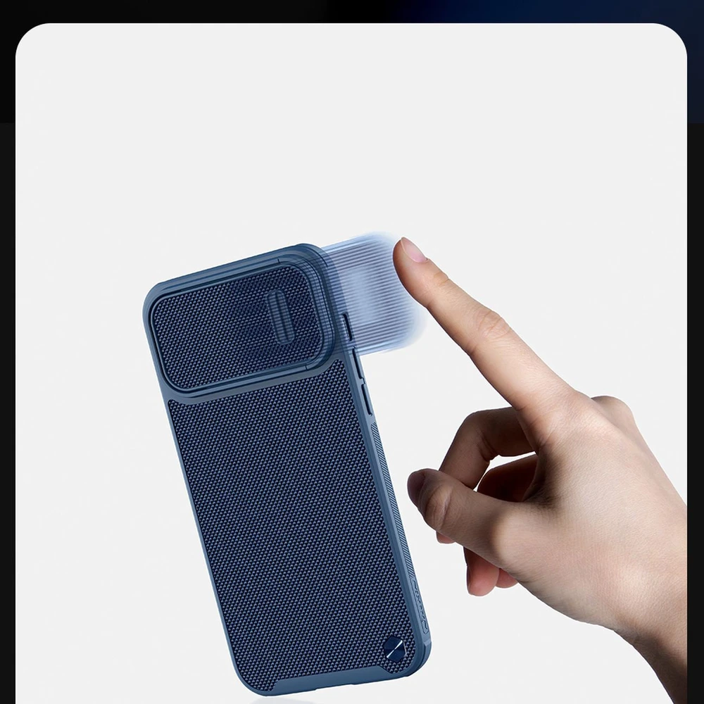 Dėklas Nillkin Textured Case S Apple iPhone 14 mėlynas