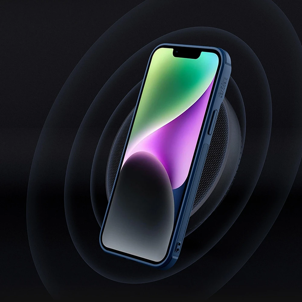 Dėklas Nillkin Textured Case S Apple iPhone 14 Plus mėlynas