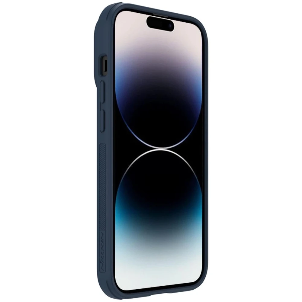 Dėklas Nillkin Textured Case S Apple iPhone 14 Pro Max mėlynas