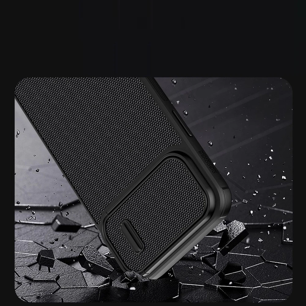 Dėklas Nillkin Textured Case S Apple iPhone 14 Pro Max mėlynas