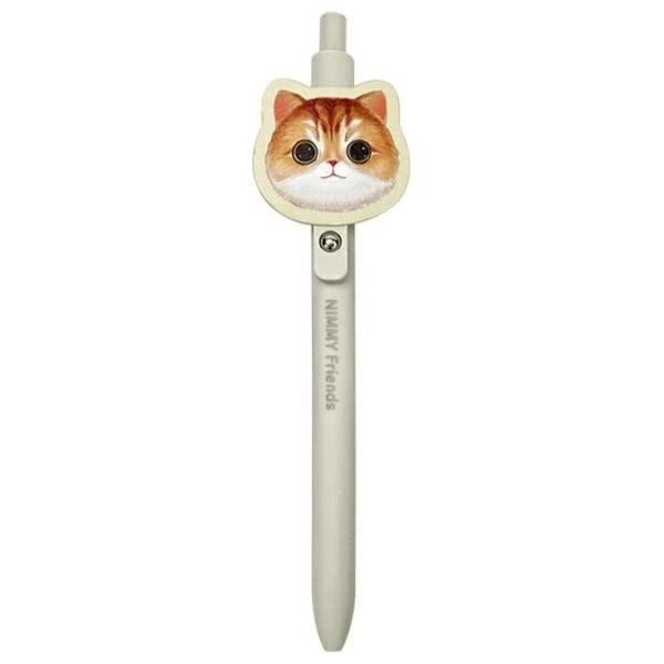 Nimmy rinkinys 2in1 užrašų knygelė + rašiklis haki spalvos Big Eyed Pet 2.0 Cat