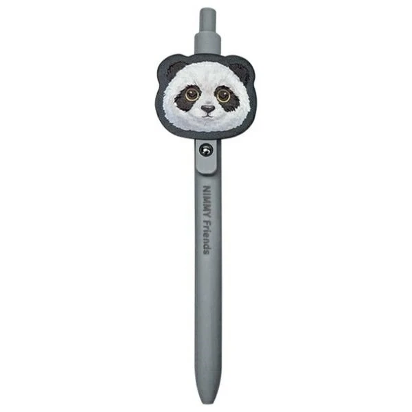 Nimmy rinkinys 2in1 užrašų knygelė + rašiklis juodos spalvos Big Eyed Pet 2.0 Panda