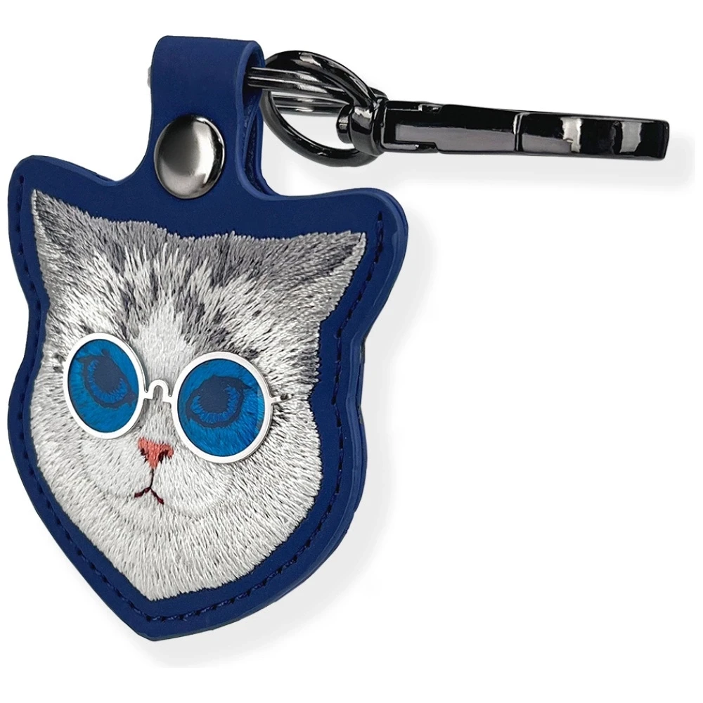 Dėklas locator Nimmy Glasses Cool Cat mėlynos spalvos