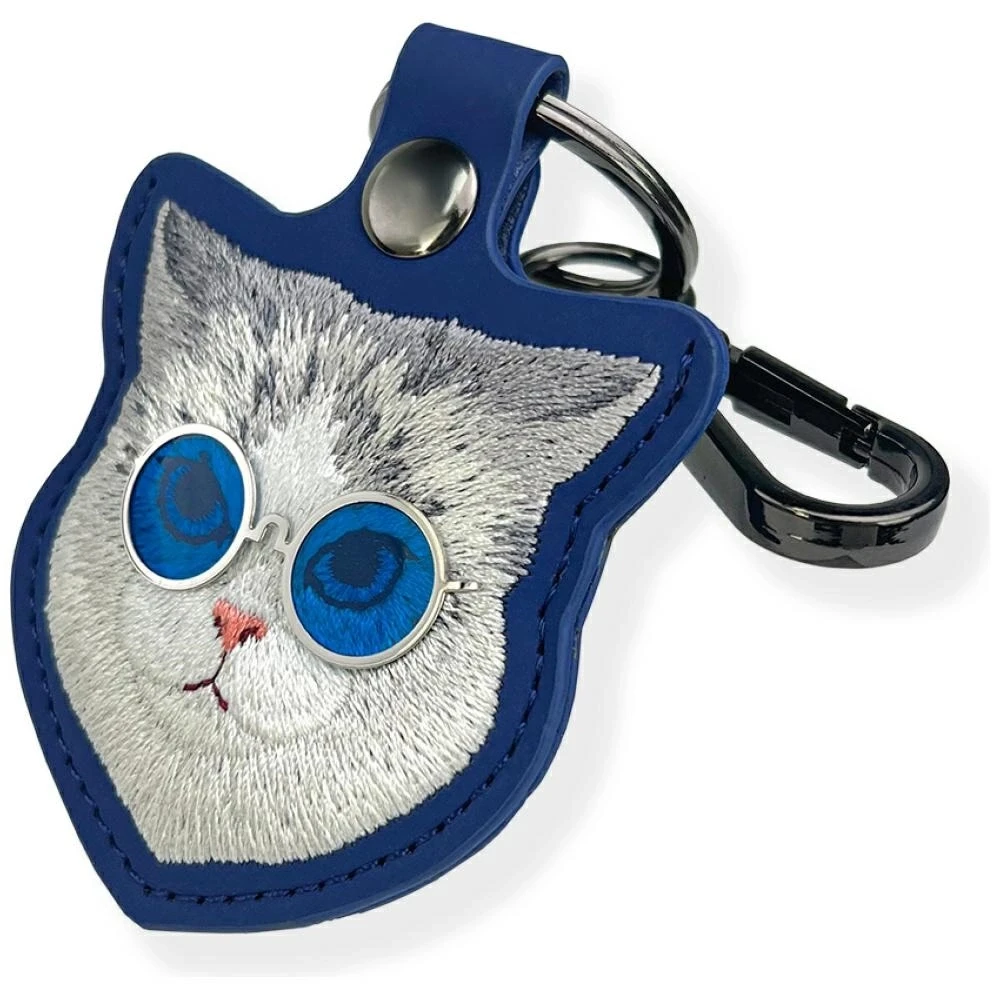 Dėklas locator Nimmy Glasses Cool Cat mėlynos spalvos