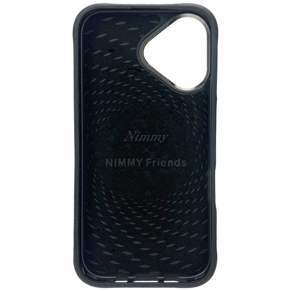 Dėklas Nimmy Magnetic fashion cute pet MagSafe skirtas Apple iPhone 16 juodos spalvos