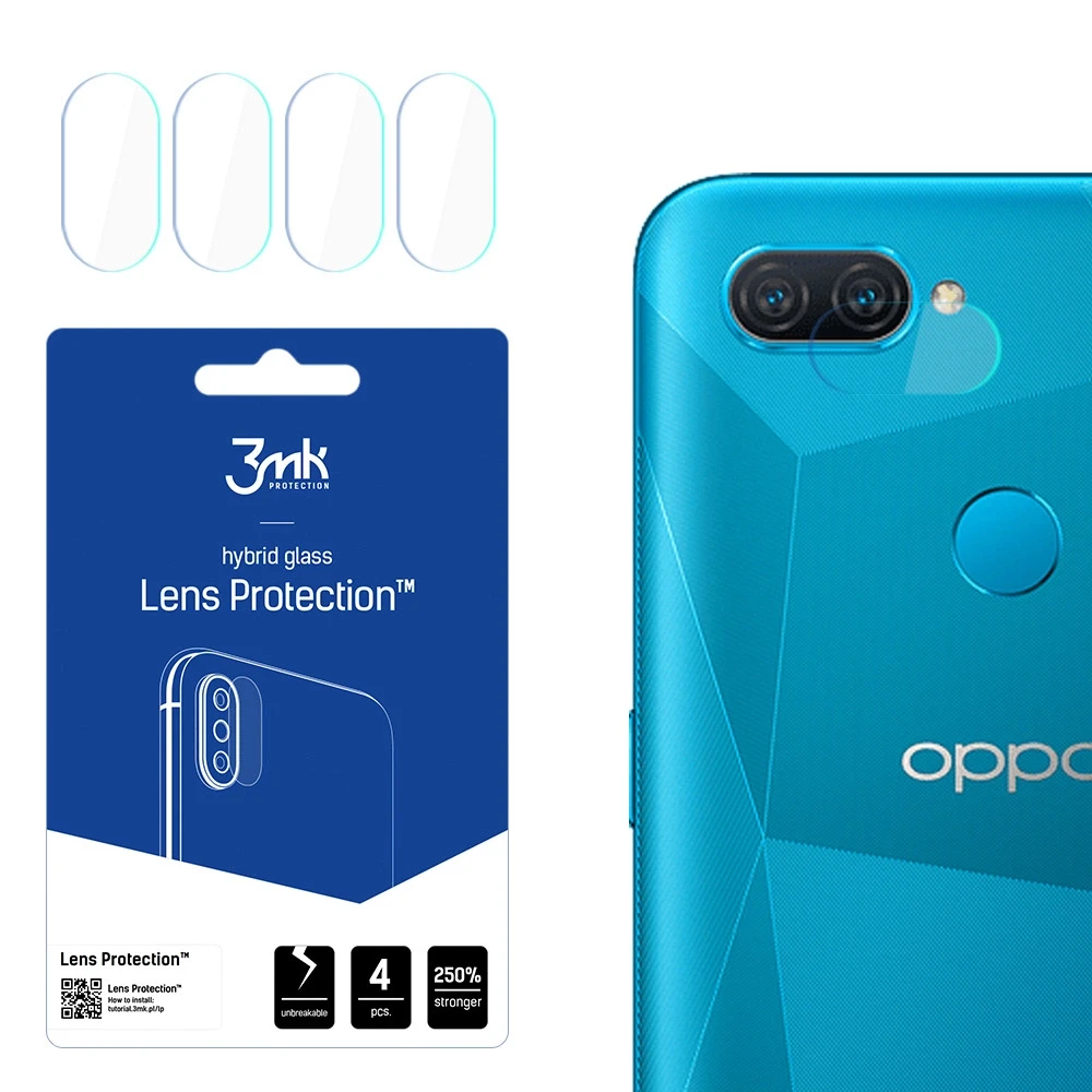 3Mk apsauga 3mk objektyvo apsauginis kameros stiklas, skirtas Oppo A12