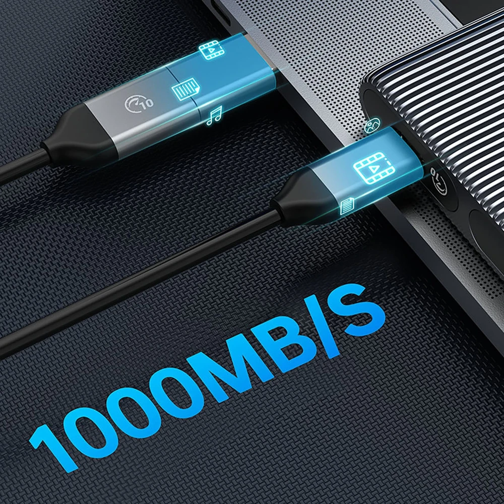 Disko dėžutė Orico AM2C3-2N 2x M.2 SATA+NVME USB-C 3.2 10Gb/s – pilkos spalvos