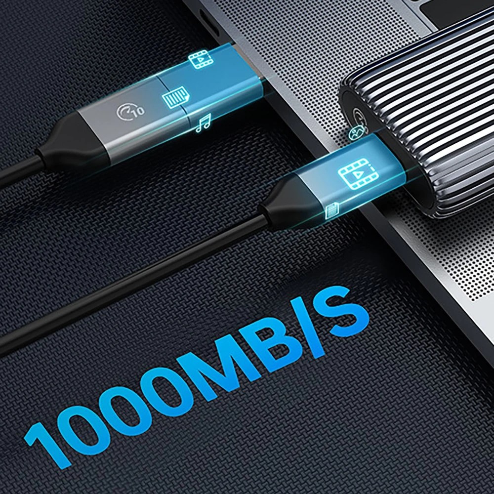 „Orico AM2C3-G2 M.2 NVME USB-C 3.2“ diskas – pilkas