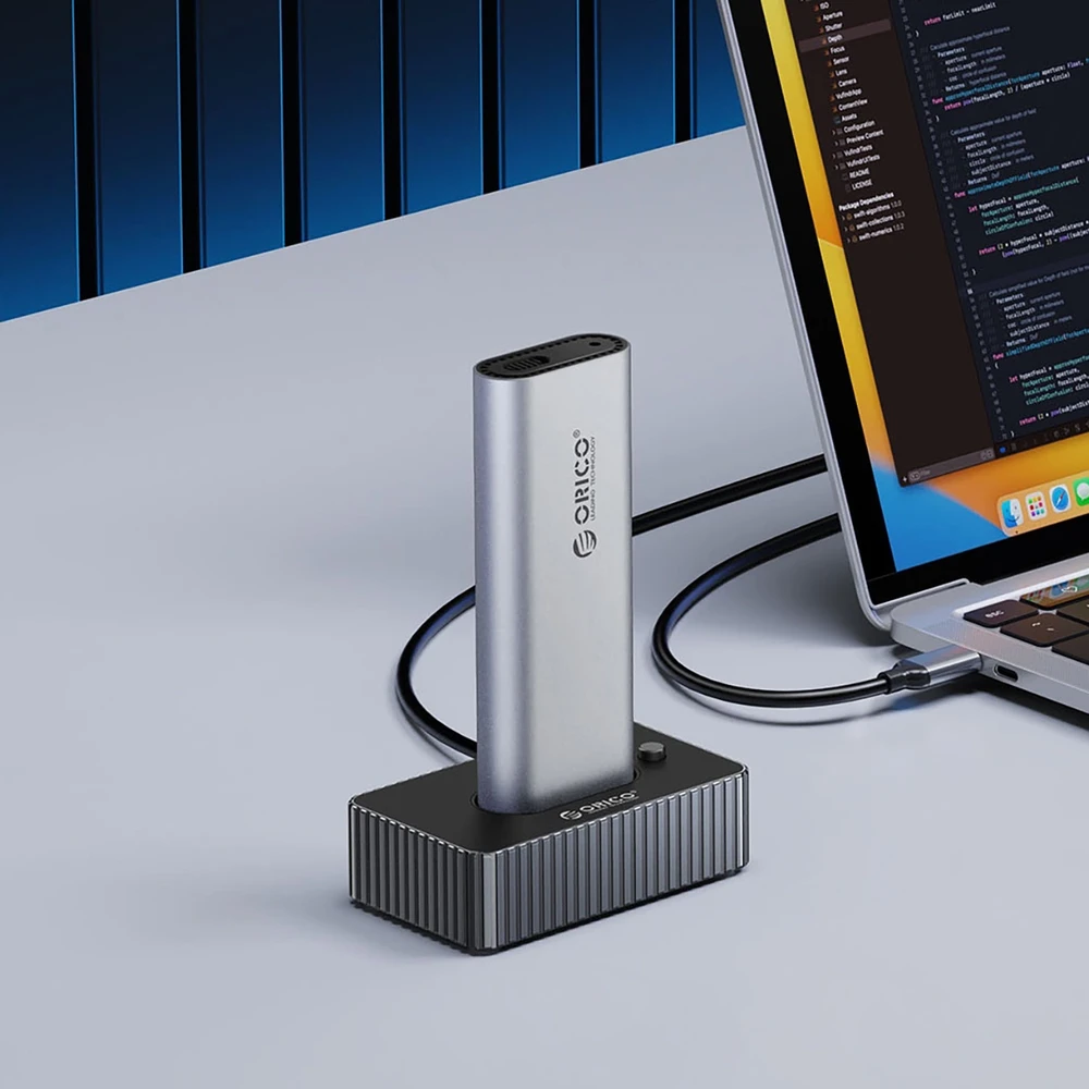 Orico IT18C3 Docking Station for M.2 NVMe/SATA Drive – pilkos spalvos
