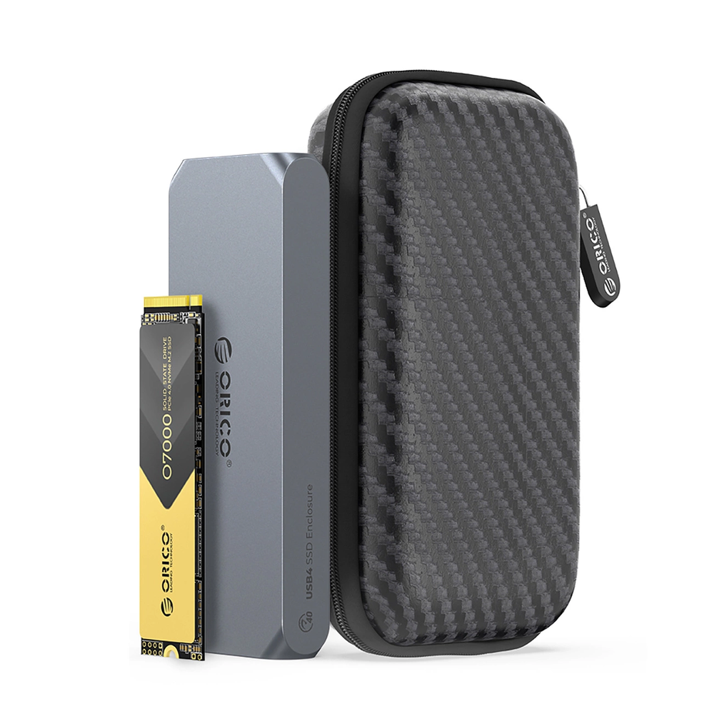 Orico M2PH04 Protective dėklas skirtas M.2 2280 Drive – juodos spalvos