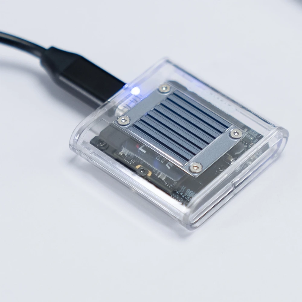 Disko dėžutė Orico TC20-M2 M.2 NVME USB-C 3.2 – skaidri