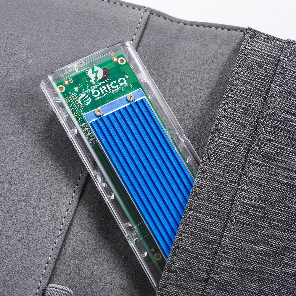 „Orico TCM2-C3“ M.2 NVME į USB-C 10 Gb/s diskas – Mėlyna