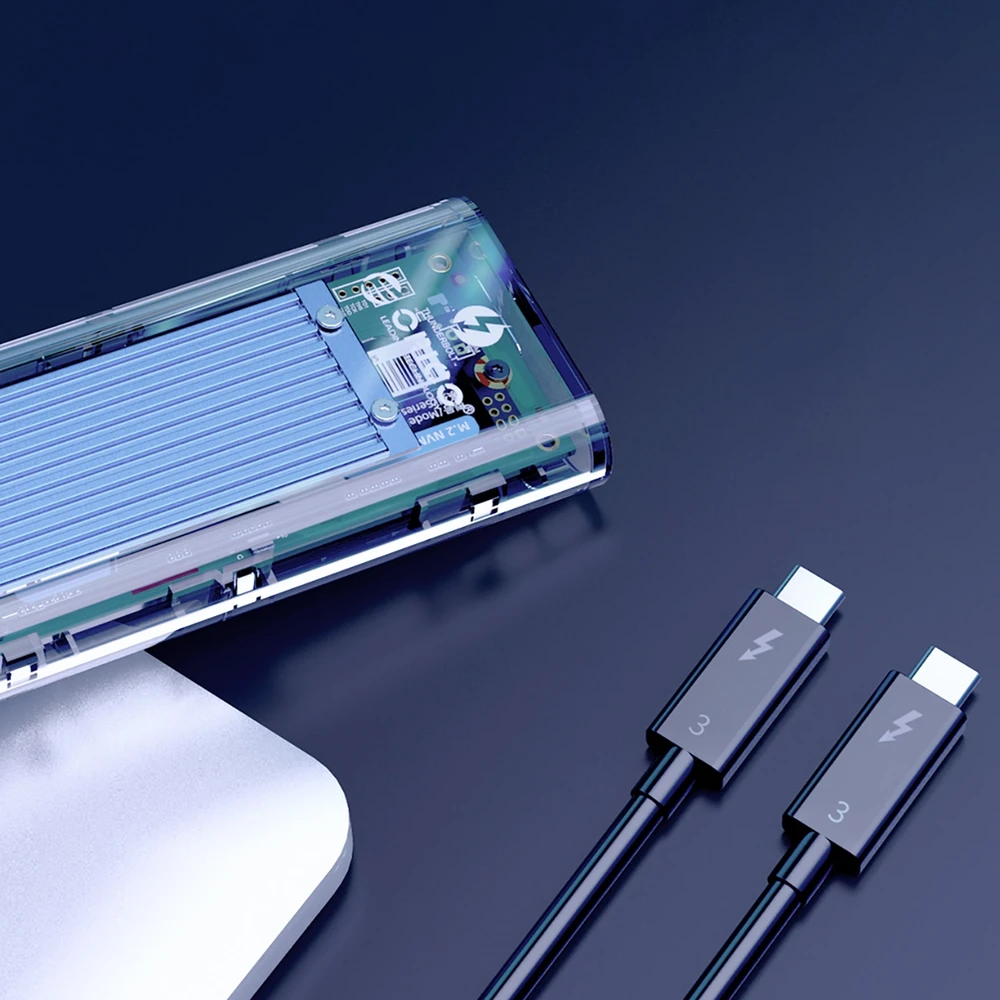 „Orico TCM2-C3“ M.2 NVME į USB-C 10 Gb/s diskas – Mėlyna