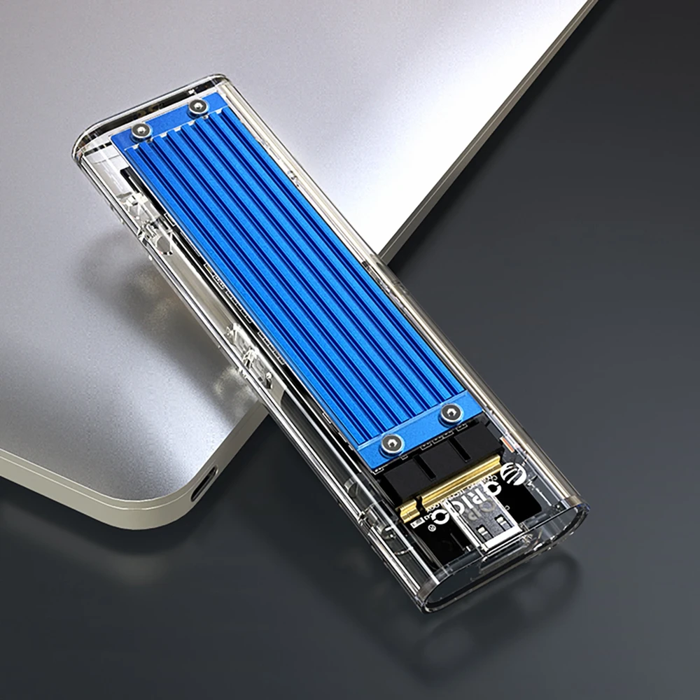 „Orico TCM2-C3“ M.2 NVME į USB-C 10 Gb/s diskas – Mėlyna
